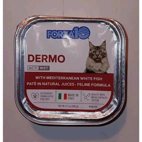 29 Cans Forza10 Cat Food Nutraceutic ActiWet Dermo Support Icelandic Fish Canned - Picture 5 of 5